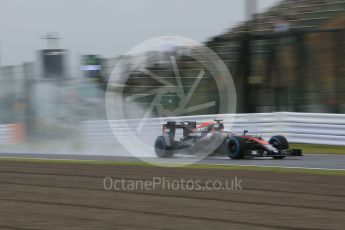 World © Octane Photographic Ltd. McLaren Honda MP4/30 – Fernando Alonso. Friday 25th September 2015, F1 Japanese Grand Prix, Practice 1, Suzuka. Digital Ref:
