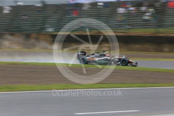 World © Octane Photographic Ltd. Sahara Force India VJM08B – Nico Hulkenberg. Friday 25th September 2015, F1 Japanese Grand Prix, Practice 1, Suzuka. Digital Ref:
