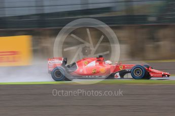 World © Octane Photographic Ltd. Scuderia Ferrari SF15-T– Sebastian Vettel. Friday 25th September 2015, F1 Japanese Grand Prix, Practice 1, Suzuka. Digital Ref: