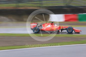 World © Octane Photographic Ltd. Scuderia Ferrari SF15-T– Sebastian Vettel. Friday 25th September 2015, F1 Japanese Grand Prix, Practice 1, Suzuka. Digital Ref: