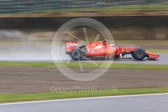 World © Octane Photographic Ltd. Scuderia Ferrari SF15-T– Kimi Raikkonen. Friday 25th September 2015, F1 Japanese Grand Prix, Practice 1, Suzuka. Digital Ref: