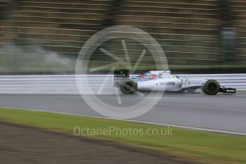 World © Octane Photographic Ltd. Williams Martini Racing FW37 – Felipe Massa. Friday 25th September 2015, F1 Japanese Grand Prix, Practice 1, Suzuka. Digital Ref: