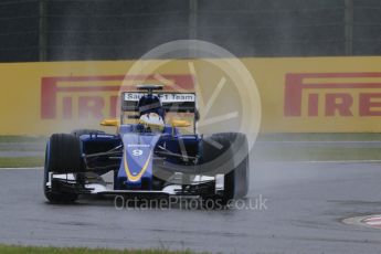 World © Octane Photographic Ltd. Sauber F1 Team C34-Ferrari – Marcus Ericsson. Friday 25th September 2015, F1 Japanese Grand Prix, Practice 1, Suzuka. Digital Ref: