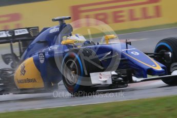 World © Octane Photographic Ltd. Sauber F1 Team C34-Ferrari – Marcus Ericsson. Friday 25th September 2015, F1 Japanese Grand Prix, Practice 1, Suzuka. Digital Ref: