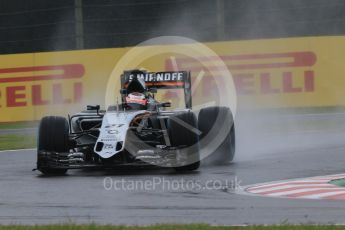 World © Octane Photographic Ltd. Sahara Force India VJM08B – Nico Hulkenberg. Friday 25th September 2015, F1 Japanese Grand Prix, Practice 1, Suzuka. Digital Ref: