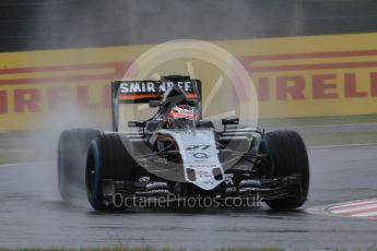 World © Octane Photographic Ltd. Sahara Force India VJM08B – Nico Hulkenberg. Friday 25th September 2015, F1 Japanese Grand Prix, Practice 1, Suzuka. Digital Ref: