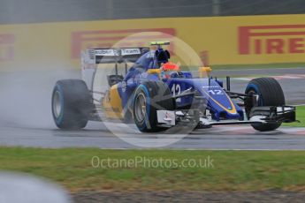 World © Octane Photographic Ltd. Sauber F1 Team C34-Ferrari – Felipe Nasr. Friday 25th September 2015, F1 Japanese Grand Prix, Practice 1, Suzuka. Digital Ref: