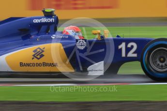 World © Octane Photographic Ltd. Sauber F1 Team C34-Ferrari – Felipe Nasr. Friday 25th September 2015, F1 Japanese Grand Prix, Practice 1, Suzuka. Digital Ref:
