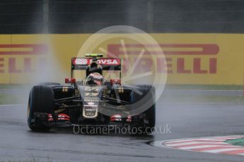 World © Octane Photographic Ltd. Lotus F1 Team E23 Hybrid – Pastor Maldonado. Friday 25th September 2015, F1 Japanese Grand Prix, Practice 1, Suzuka. Digital Ref: