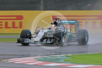 World © Octane Photographic Ltd. Mercedes AMG Petronas F1 W06 Hybrid – Lewis Hamilton. Friday 25th September 2015, F1 Japanese Grand Prix, Practice 1, Suzuka. Digital Ref: