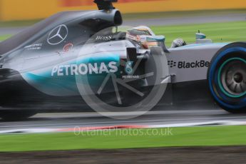 World © Octane Photographic Ltd. Mercedes AMG Petronas F1 W06 Hybrid – Lewis Hamilton. Friday 25th September 2015, F1 Japanese Grand Prix, Practice 1, Suzuka. Digital Ref: