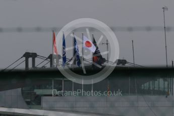 World © Octane Photographic Ltd. Japanese flag. Friday 25th September 2015, F1 Japanese Grand Prix, Practice 1, Suzuka. Digital Ref: