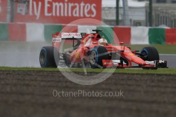 World © Octane Photographic Ltd. Scuderia Ferrari SF15-T– Sebastian Vettel. Friday 25th September 2015, F1 Japanese Grand Prix, Practice 1, Suzuka. Digital Ref: