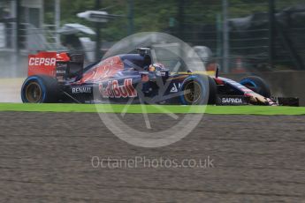 World © Octane Photographic Ltd. Scuderia Toro Rosso STR10 – Max Verstappen. Friday 25th September 2015, F1 Japanese Grand Prix, Practice 1, Suzuka. Digital Ref: