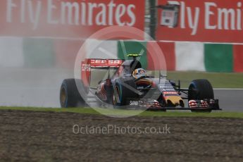 World © Octane Photographic Ltd. Scuderia Toro Rosso STR10 – Carlos Sainz Jnr. Friday 25th September 2015, F1 Japanese Grand Prix, Practice 1, Suzuka. Digital Ref: