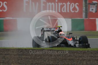 World © Octane Photographic Ltd. McLaren Honda MP4/30 - Jenson Button. Friday 25th September 2015, F1 Japanese Grand Prix, Practice 1, Suzuka. Digital Ref: