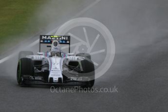 World © Octane Photographic Ltd. Williams Martini Racing FW37 – Valtteri Bottas. Friday 25th September 2015, F1 Japanese Grand Prix, Practice 1, Suzuka. Digital Ref: