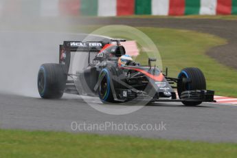 World © Octane Photographic Ltd. McLaren Honda MP4/30 – Fernando Alonso. Friday 25th September 2015, F1 Japanese Grand Prix, Practice 1, Suzuka. Digital Ref: