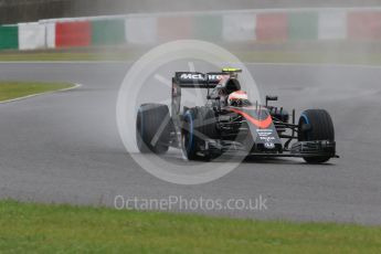 World © Octane Photographic Ltd. McLaren Honda MP4/30 - Jenson Button. Friday 25th September 2015, F1 Japanese Grand Prix, Practice 1, Suzuka. Digital Ref: