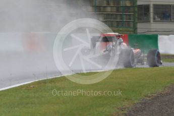 World © Octane Photographic Ltd. McLaren Honda MP4/30 - Jenson Button. Friday 25th September 2015, F1 Japanese Grand Prix, Practice 1, Suzuka. Digital Ref: