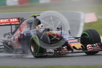 World © Octane Photographic Ltd. Scuderia Toro Rosso STR10 – Carlos Sainz Jnr. Friday 25th September 2015, F1 Japanese Grand Prix, Practice 1, Suzuka. Digital Ref: