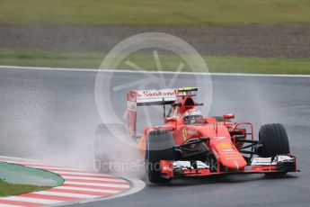 World © Octane Photographic Ltd. Scuderia Ferrari SF15-T– Kimi Raikkonen. Friday 25th September 2015, F1 Japanese Grand Prix, Practice 1, Suzuka. Digital Ref: