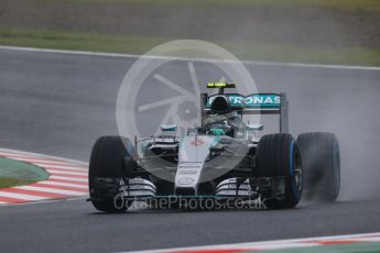 World © Octane Photographic Ltd. Mercedes AMG Petronas F1 W06 Hybrid – Nico Rosberg. Friday 25th September 2015, F1 Japanese Grand Prix, Practice 1, Suzuka. Digital Ref: