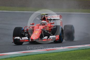 World © Octane Photographic Ltd. Scuderia Ferrari SF15-T– Kimi Raikkonen. Friday 25th September 2015, F1 Japanese Grand Prix, Practice 1, Suzuka. Digital Ref: