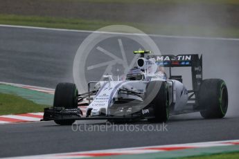 World © Octane Photographic Ltd. Williams Martini Racing FW37 – Valtteri Bottas. Friday 25th September 2015, F1 Japanese Grand Prix, Practice 1, Suzuka. Digital Ref: