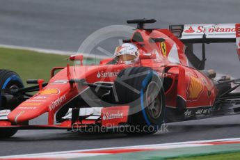 World © Octane Photographic Ltd. Scuderia Ferrari SF15-T– Sebastian Vettel. Friday 25th September 2015, F1 Japanese Grand Prix, Practice 1, Suzuka. Digital Ref: