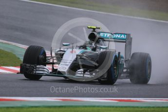 World © Octane Photographic Ltd. Mercedes AMG Petronas F1 W06 Hybrid – Nico Rosberg. Friday 25th September 2015, F1 Japanese Grand Prix, Practice 1, Suzuka. Digital Ref: