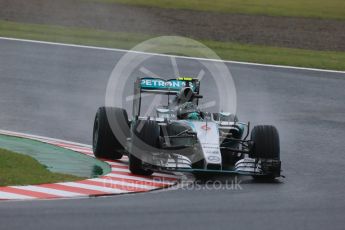 World © Octane Photographic Ltd. Mercedes AMG Petronas F1 W06 Hybrid – Nico Rosberg. Friday 25th September 2015, F1 Japanese Grand Prix, Practice 1, Suzuka. Digital Ref: