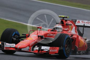 World © Octane Photographic Ltd. Scuderia Ferrari SF15-T– Kimi Raikkonen. Friday 25th September 2015, F1 Japanese Grand Prix, Practice 1, Suzuka. Digital Ref: