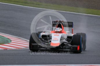 World © Octane Photographic Ltd. Manor Marussia F1 Team MR03B – William Stevens. Friday 25th September 2015, F1 Japanese Grand Prix, Practice 1, Suzuka. Digital Ref: