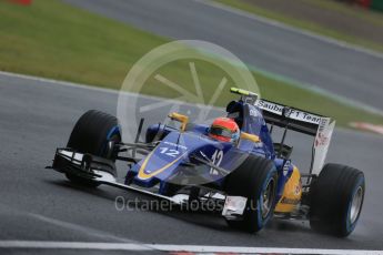 World © Octane Photographic Ltd. Sauber F1 Team C34-Ferrari – Felipe Nasr. Friday 25th September 2015, F1 Japanese Grand Prix, Practice 1, Suzuka. Digital Ref: