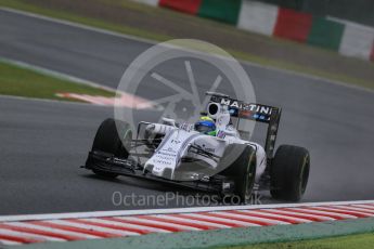 World © Octane Photographic Ltd. Williams Martini Racing FW37 – Felipe Massa. Friday 25th September 2015, F1 Japanese Grand Prix, Practice 1, Suzuka. Digital Ref: