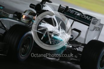 World © Octane Photographic Ltd. Mercedes AMG Petronas F1 W06 Hybrid – Lewis Hamilton. Friday 25th September 2015, F1 Japanese Grand Prix, Practice 1, Suzuka. Digital Ref: