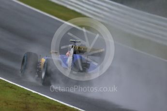 World © Octane Photographic Ltd. Sauber F1 Team C34-Ferrari – Felipe Nasr. Friday 25th September 2015, F1 Japanese Grand Prix, Practice 1, Suzuka. Digital Ref: