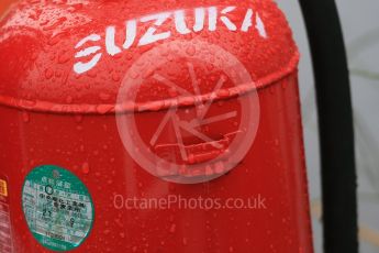 World © Octane Photographic Ltd. Fire hydrant in the rain. Friday 25th September 2015, F1 Japanese Grand Prix, Practice 1, Suzuka. Digital Ref: