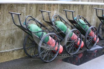 World © Octane Photographic Ltd. Fire extinguisher carts. Friday 25th September 2015, F1 Japanese Grand Prix, Practice 2, Suzuka. Digital Ref: