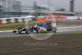 World © Octane Photographic Ltd. Sauber F1 Team C34-Ferrari – Felipe Nasr. Friday 25th September 2015, F1 Japanese Grand Prix, Practice 2, Suzuka. Digital Ref: