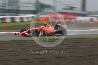 World © Octane Photographic Ltd. Scuderia Ferrari SF15-T– Kimi Raikkonen. Friday 25th September 2015, F1 Japanese Grand Prix, Practice 2, Suzuka. Digital Ref: