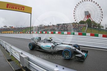 World © Octane Photographic Ltd. Mercedes AMG Petronas F1 W06 Hybrid – Nico Rosberg. Friday 25th September 2015, F1 Japanese Grand Prix, Practice 2, Suzuka. Digital Ref: