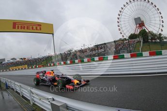 World © Octane Photographic Ltd. Infiniti Red Bull Racing RB11 – Daniel Ricciardo. Friday 25th September 2015, F1 Japanese Grand Prix, Practice 2, Suzuka. Digital Ref:
