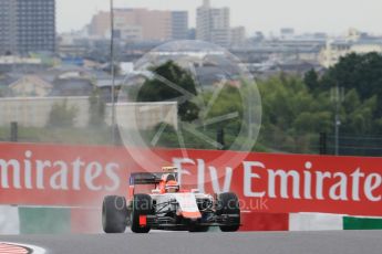 World © Octane Photographic Ltd. Manor Marussia F1 Team MR03B – Alexander Rossi. Friday 25th September 2015, F1 Japanese Grand Prix, Practice 2, Suzuka. Digital Ref: