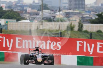 World © Octane Photographic Ltd. Scuderia Toro Rosso STR10 – Max Verstappen. Friday 25th September 2015, F1 Japanese Grand Prix, Practice 2, Suzuka. Digital Ref: