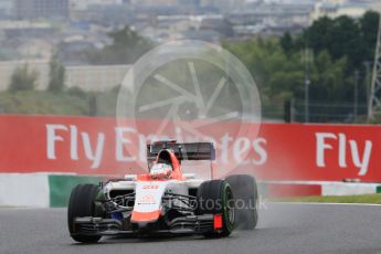 World © Octane Photographic Ltd. Manor Marussia F1 Team MR03B – William Stevens. Friday 25th September 2015, F1 Japanese Grand Prix, Practice 2, Suzuka. Digital Ref: