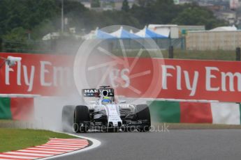 World © Octane Photographic Ltd. Williams Martini Racing FW37 – Felipe Massa. Friday 25th September 2015, F1 Japanese Grand Prix, Practice 2, Suzuka. Digital Ref: