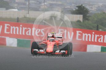 World © Octane Photographic Ltd. Scuderia Ferrari SF15-T– Kimi Raikkonen. Friday 25th September 2015, F1 Japanese Grand Prix, Practice 2, Suzuka. Digital Ref: