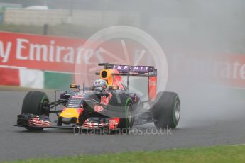 World © Octane Photographic Ltd. Infiniti Red Bull Racing RB11 – Daniel Ricciardo. Friday 25th September 2015, F1 Japanese Grand Prix, Practice 2, Suzuka. Digital Ref:
